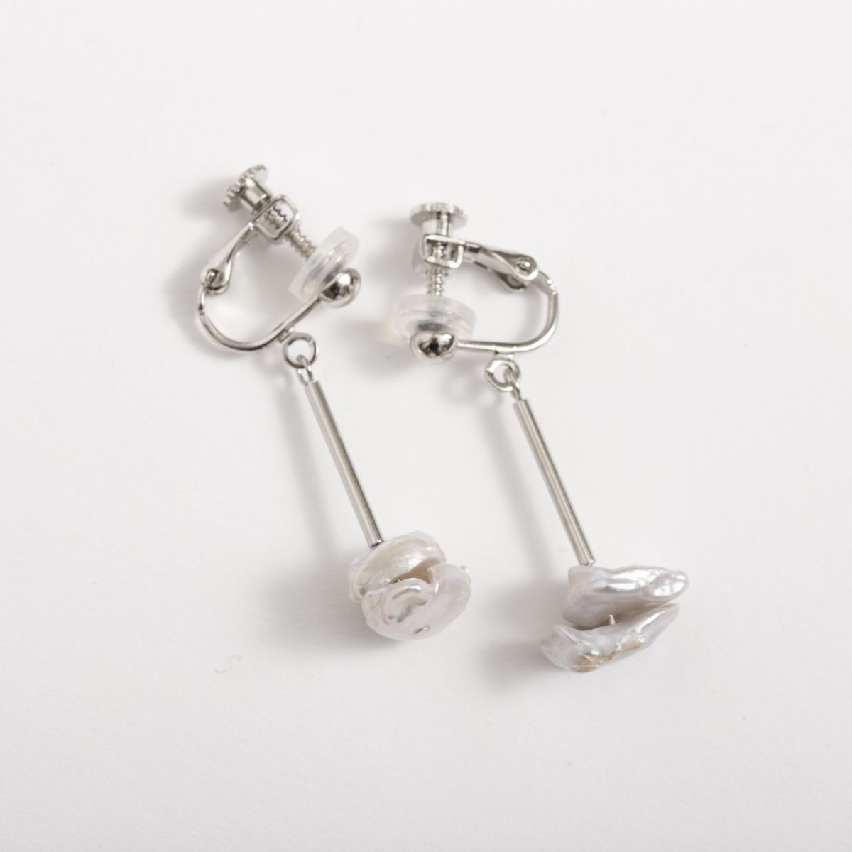 イヤリング×シルバー