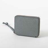 SOPO/ラウンドジップパース シボ革