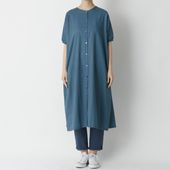 motone/ノーカラーワンピース