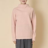 NARU/タスマニアラムウールボトルネックニット