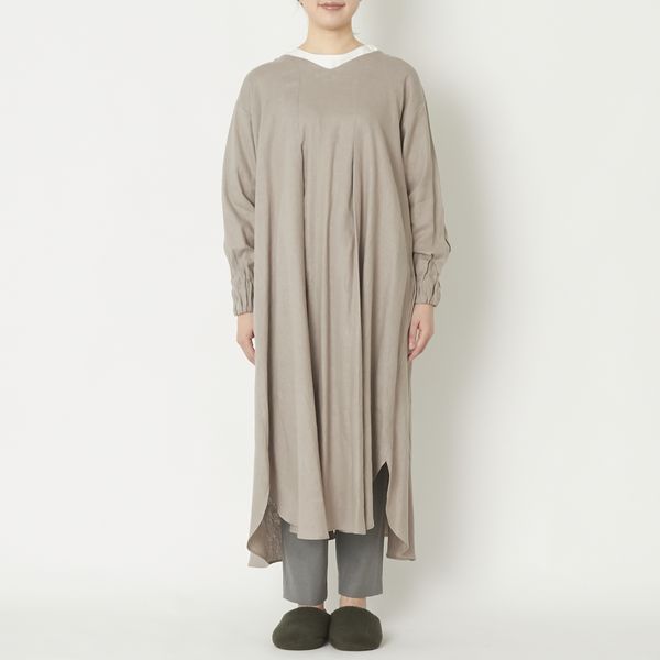 woof/かっぽう着 ロング丈 -家事・育児の動きも気分も優雅になる