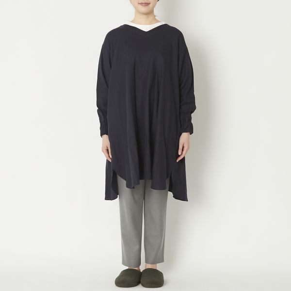 woof/かっぽう着 ショート丈 -着たまま「ちょっとそこまで」も叶える