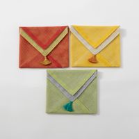 長寿・敬老の日　緑・黄・朱