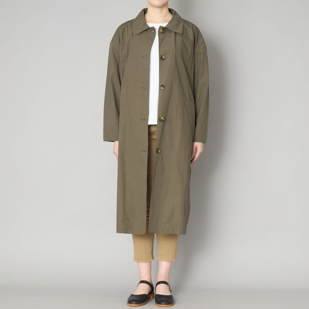 【ぷっくぷく】WTAPS 17ssステンカラーコート ubasoku/ステンカラーコート -重さも窮屈感もない、羽織りやすいきれい