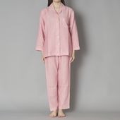 無撚糸三重ガーゼ柔らかパジャマ レディース