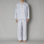 無撚糸三重ガーゼ柔らかパジャマ メンズ