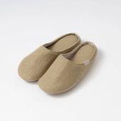 LINEN & BASIC/ツイルリネンルームシューズ