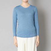 ao/なめらか天竺8分袖Tシャツ