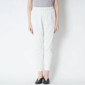 Kilka/コットンリネンテーパードパンツ