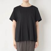 STELLA CIFFON/リサイクルストレッチツイル5分袖ブラウス