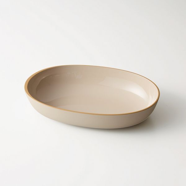 TAKENAKA JAPAN/scoosy オーバル L -縁が反っているから最後まで