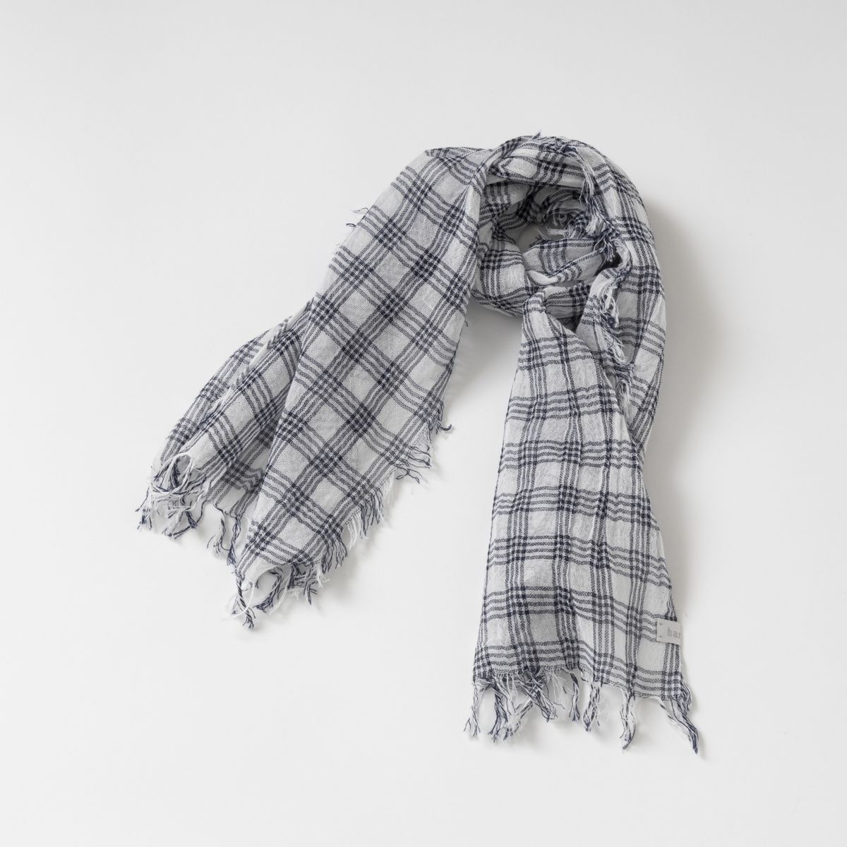 ネイビー 細チェック