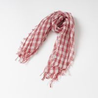 レッド 細太チェック