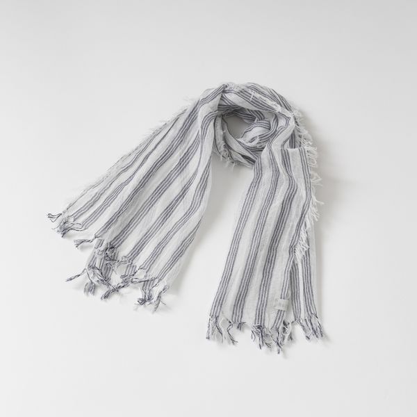 harukii/長綿ガーゼ・ミニストール ストライプ -1年中活躍!超軽量で harukii/長綿ガーゼ・ミニストール ストライプ -1年中活躍!超軽量で