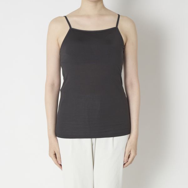 MALYNE SILK/シルク100%カップ付きキャミソール -調湿機能に優れた