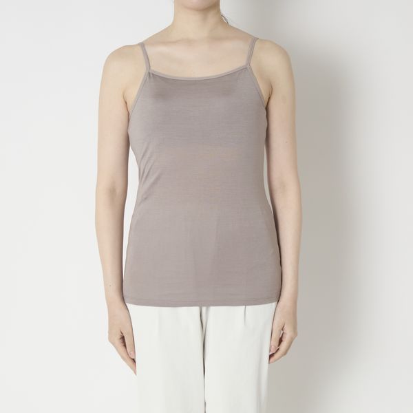 MALYNE SILK/シルク100%カップ付きキャミソール -調湿機能に優れた