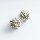 Ouca/レーステクスチャードームイヤリング