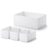 Like-it/タイディアップボックス 深型4点セット（フタ無し）