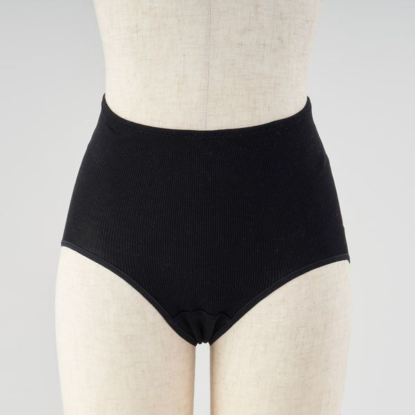 くらしきぬ/汗悩みを救う、シルク100%リブショーツ -ムレやかゆみなど