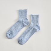 くらしきぬ/リネン＆シルク おでかけソックス
