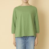 DAYS/コットンボートネック　Ａラインプルオーバー