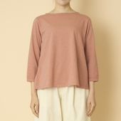 DAYS/コットンボートネック　Ａラインプルオーバー