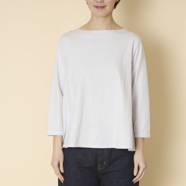 DAYS/コットンボートネック　Ａラインプルオーバー