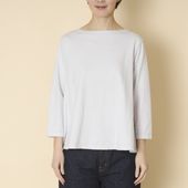 DAYS/コットンボートネック　Ａラインプルオーバー