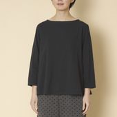 DAYS/コットンボートネック　Ａラインプルオーバー