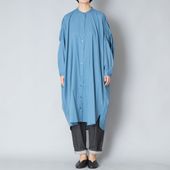 nachukara/ソフトローンバックギャザーワンピース