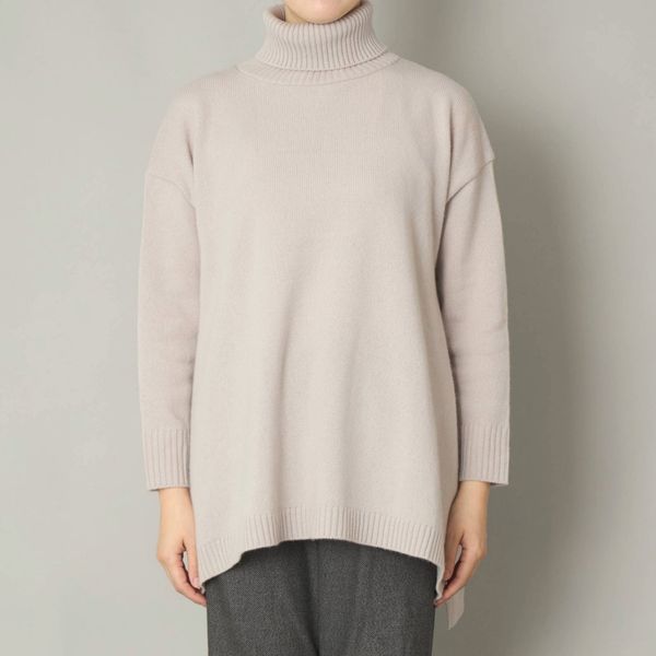 NARU/タスマニアラムウールタートルネックニット -ふんわりした風合い