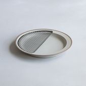 KIKIME/amime プレート半月 黒酸化網