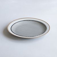 ライトグレー×黒酸化網