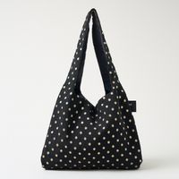 gold dots × beige glitter