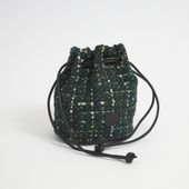 Swaraj/ツイードレザーコンボショルダーバッグ