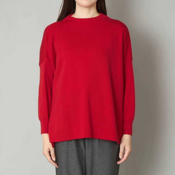 Super 120's五泉ニットのプルオーバー -国産良質糸、着やせデザイン