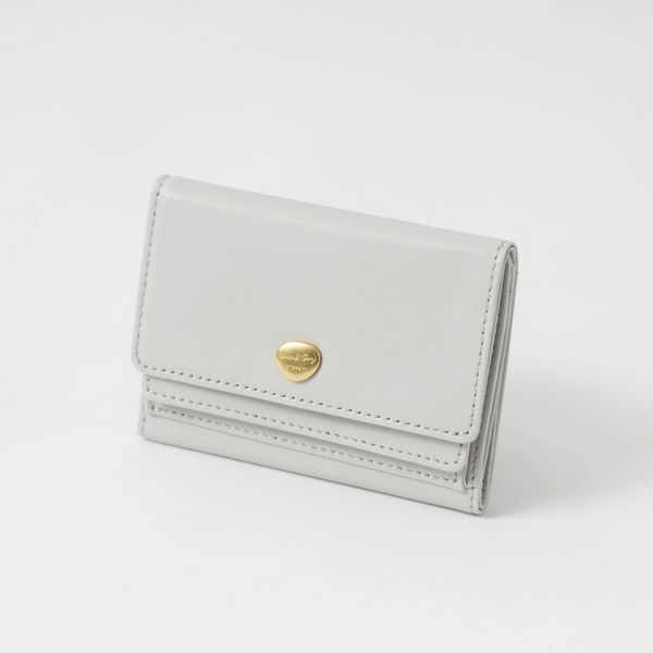 Neutral Gray/ハスキーミニウォレット -上質なホースレザーで作った