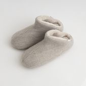 ABE HOME SHOES/ウールのボアルームシューズ