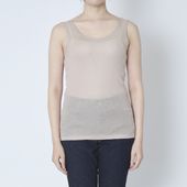 MALYNE SILK/肌側シルク100%インナー エアリータンクトップ