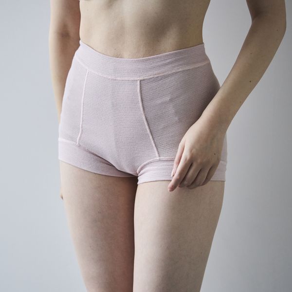 丸福ガーゼ/当店限定　一分丈無地ショーツ