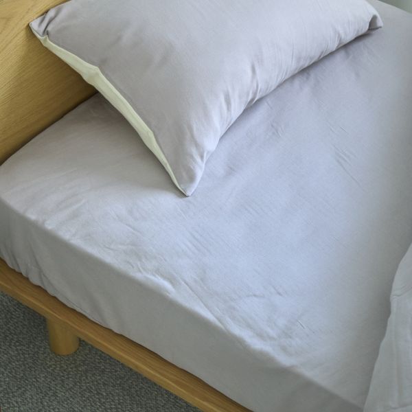 ボックスシーツ ふたえ和晒ガーゼ ダブル -やわらかな和晒ガーゼを重ね