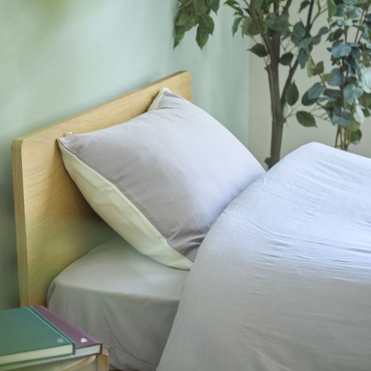 アイボリー/ラベンダー