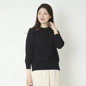 Kilka/冷んやり＆においを防ぐ、洗えるコットン7分袖ニット