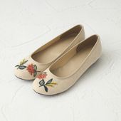 muuc/小花刺繍の靴