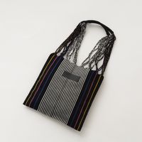 ストライプ マルチ×ブラック