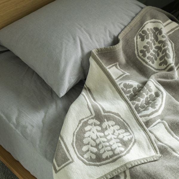 KLIPPAN/mina perhonen シュニールコットン シングルブランケット