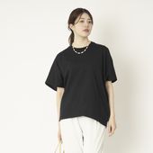 Kilka×assiette涼しくてすっきり見えが叶うアシンメトリーカットソー