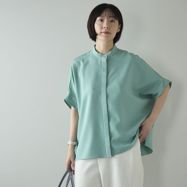 Kilka/蒸れ知らずですぐ乾くきれいめ比翼ブラウス