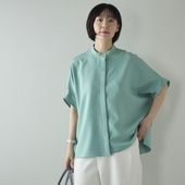 Kilka/蒸れ知らずですぐ乾くきれいめ比翼ブラウス