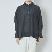 DRESS HERSELF/コットンシルクドルマンシャツ
